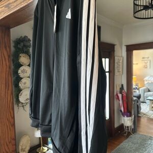 adidas Men’s 3-Stripes Track Jacket - Black/White (New with Tags)